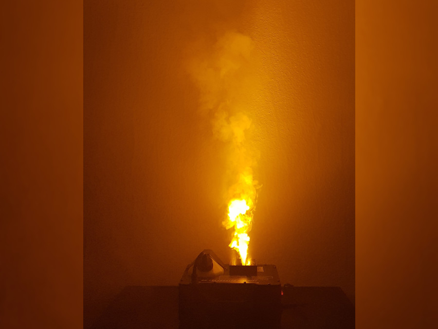 Nebelmaschine mit Licht